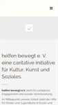 Mobile Screenshot of helfen-bewegt.de